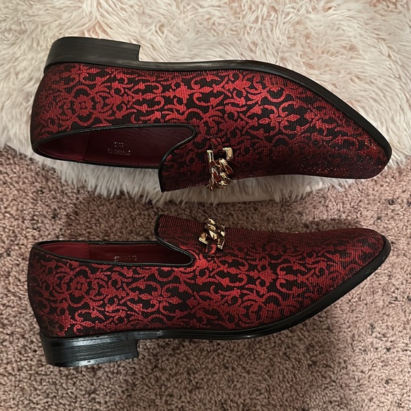 Enzo Romeo Vintage Satin Dress Shoes 10.5 - Picture 4 of 7